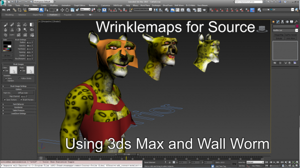 Wrinklemaps in 3ds Max