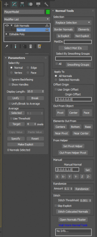 Edit Normals with Normal Tools