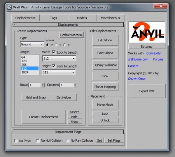Anvil User Interface