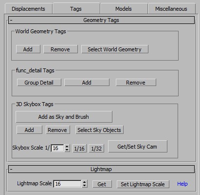 Tags tab UI in Anvil.