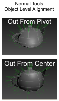 Align Normals out form Pivot or Center